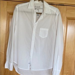 Frank & Eileen whit button-up shirt